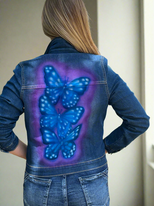 Airbrush Butterfly Jacket